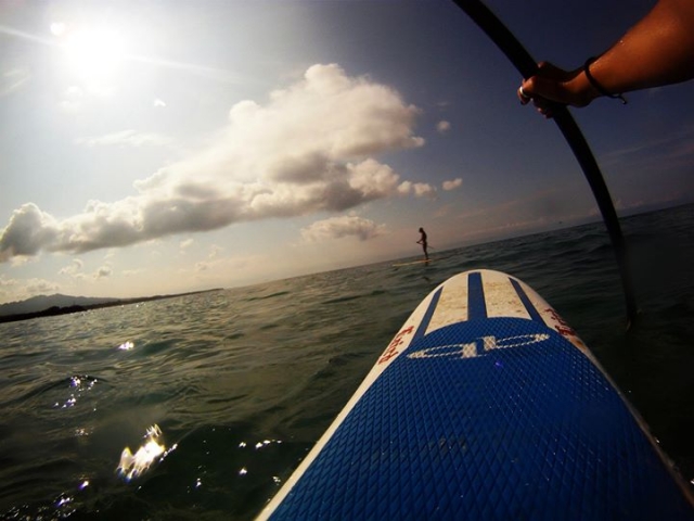  sup at sea